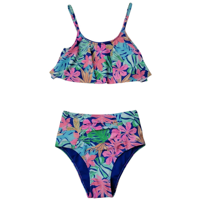 Member's Mark Girls 2-Piece Sun Protection Flounce Swim Set