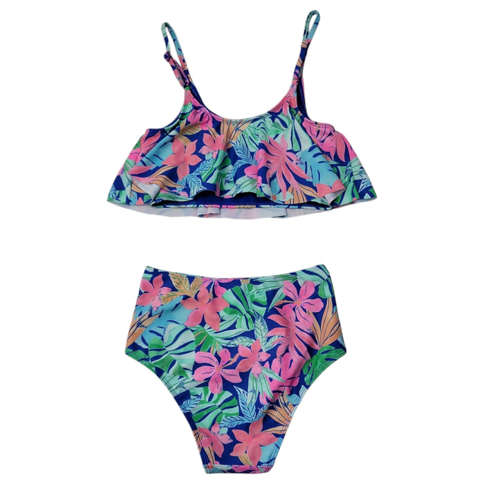 Member's Mark Girls 2-Piece Sun Protection Flounce Swim Set