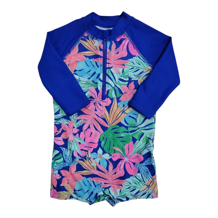 Member's Mark Baby Boys UPF 50+ Sun Rash-guard One-Piece Swimsuit