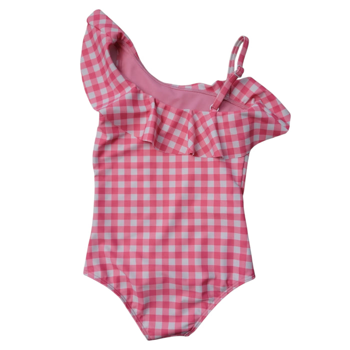 Member's Mark Girls Asymmetric Lined One-Piece Swimsuit