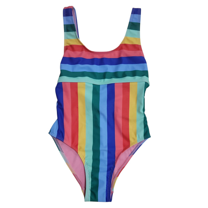 Member's Mark Girls Fully-Lined Stretch Striped One-Piece Swimsuit