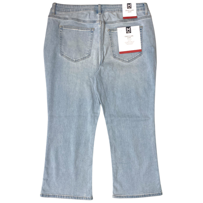 Member's Mark Women's High Rise Crop Flare Stretch Jeans