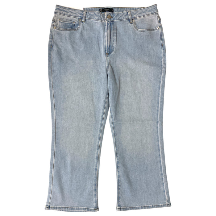 Member's Mark Women's High Rise Crop Flare Stretch Jeans