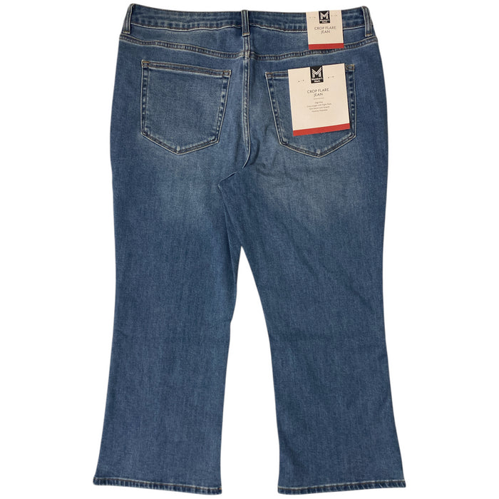Member's Mark Women's High Rise Crop Flare Stretch Jeans