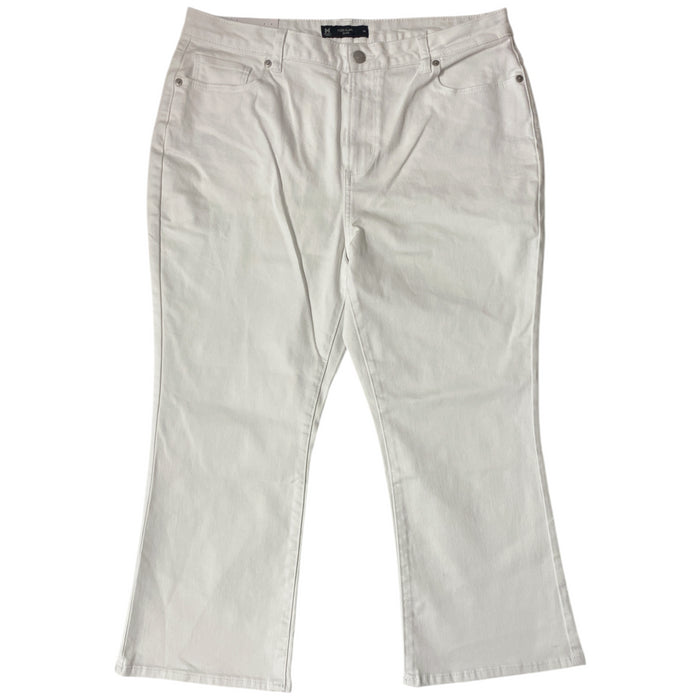 Member's Mark Women's High Rise Crop Flare Stretch Jeans