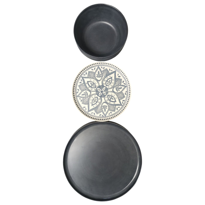 Member's Mark Lightweight Break Resistant Melamine Dinnerware Set, 12pc