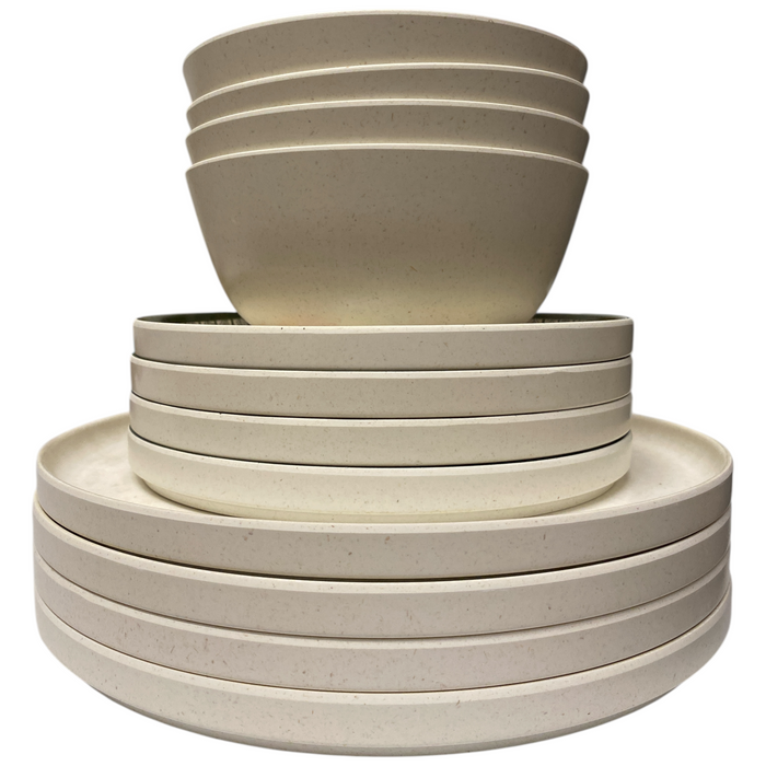 Member's Mark Lightweight Break Resistant Melamine Dinnerware Set, 12pc