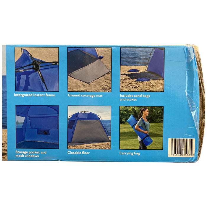 Member's Mark Instant Sun Shelter with Integrated Frame, Blue