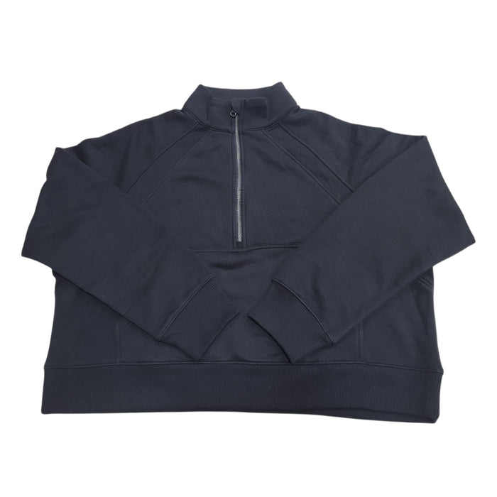 Member's Mark Women's Relaxed Cropped Fleece Half-Zip Pullover