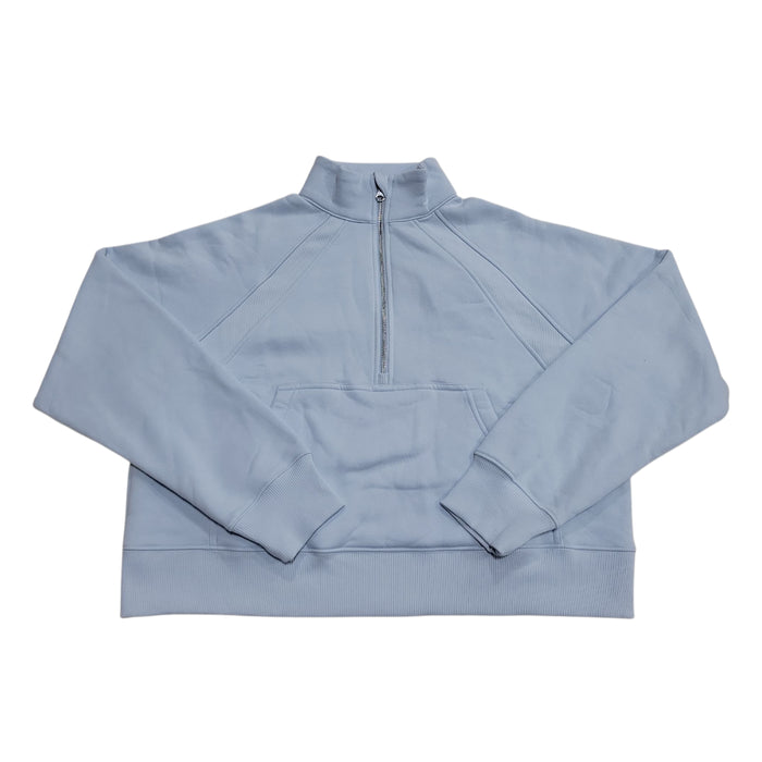 Member's Mark Women's Relaxed Cropped Fleece Half-Zip Pullover