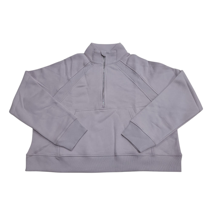 Member's Mark Women's Relaxed Cropped Fleece Half-Zip Pullover