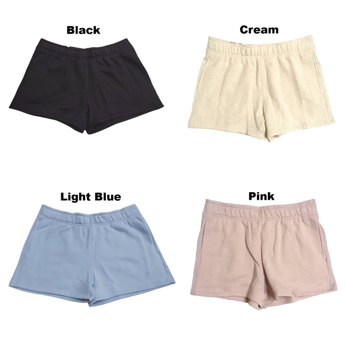 Member's Mark Women's Drawstring Fleece Pockets Relaxed Fit Short