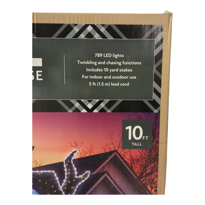 Member's Mark LED Pre-Lit Haunted House Arch, 10ft