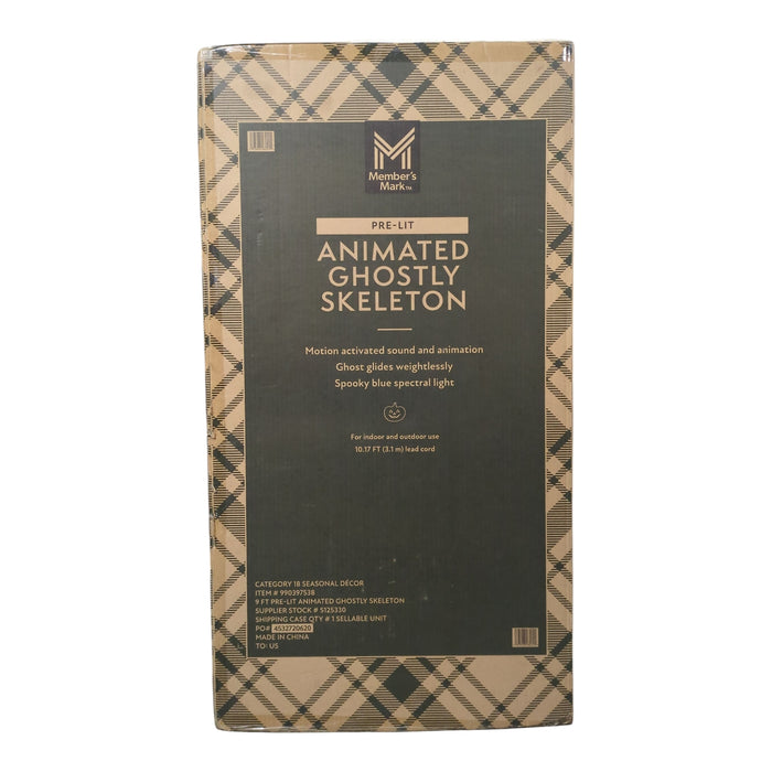 Member's Mark LED Pre-Lit Animated Ghostly Skeleton, 9ft