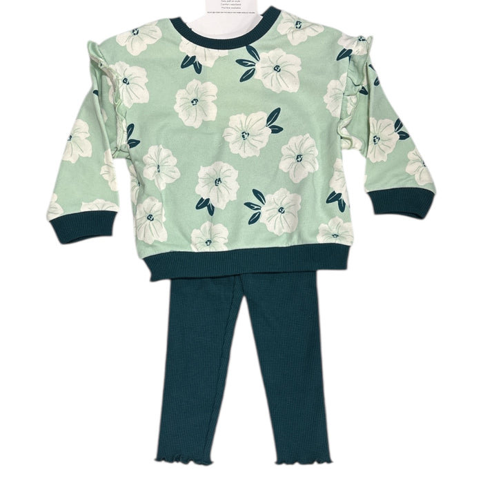 Member's Mark Baby Girls Easy Pull-On 2-Piece Playwear Set
