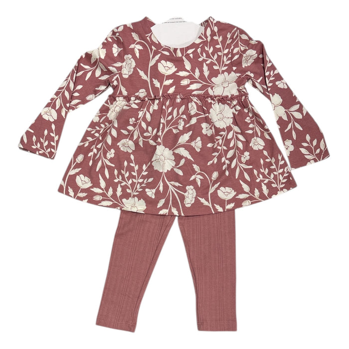 Member's Mark Baby Girls Easy Pull-On 2-Piece Playwear Set