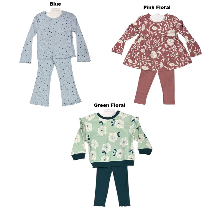 Member's Mark Baby Girls Easy Pull-On 2-Piece Playwear Set