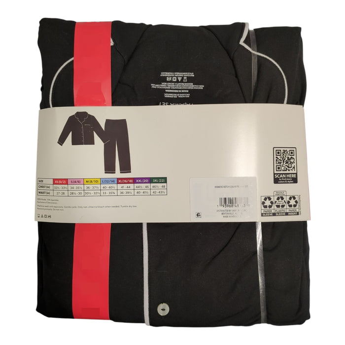 Member's Mark Women's Dream Mark Classic 2-Piece Notch Collar Pajama Set