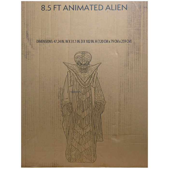 Member's Mark LED Pre-Lit Animated Alien, 8.5ft