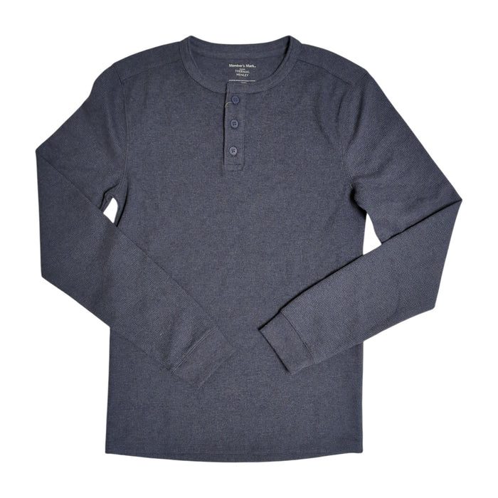 Member's Mark Men's Classic Fit Soft Waffle Knit Thermal Henley