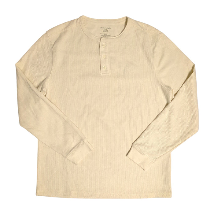 Member's Mark Men's Classic Fit Soft Waffle Knit Thermal Henley