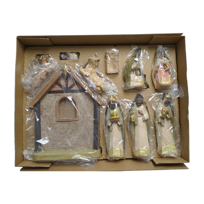 Member's Mark 10 Piece Nativity Set, Resin, Hand-Painted, Multicultural