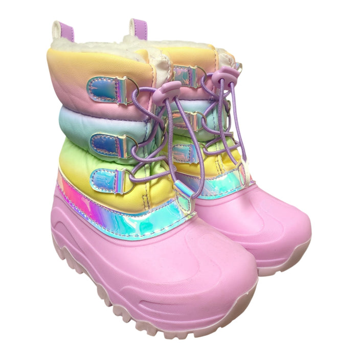 Member's Mark Kids Girls Easy On Bungee Laced Snow Boot