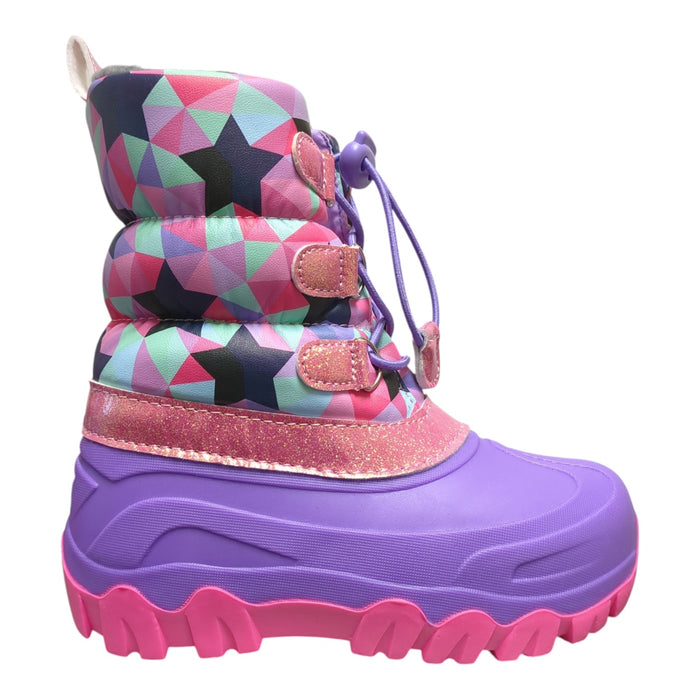 Member's Mark Kids Girls Easy On Bungee Laced Snow Boot