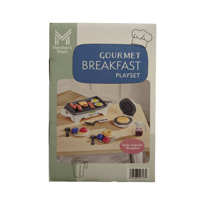 Member's Mark 25pc Gourmet Breakfast Cooking Playset for Kids, White