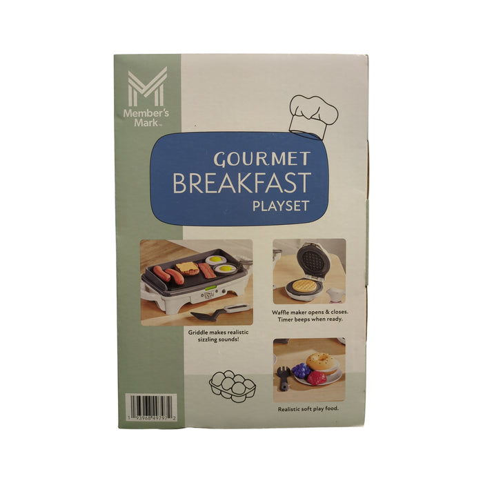 Member's Mark 25pc Gourmet Breakfast Cooking Playset for Kids, White