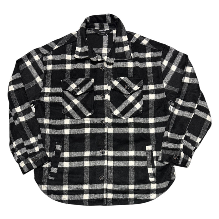 Member's Mark Women's Button Up Collared Warm Cozy Shacket