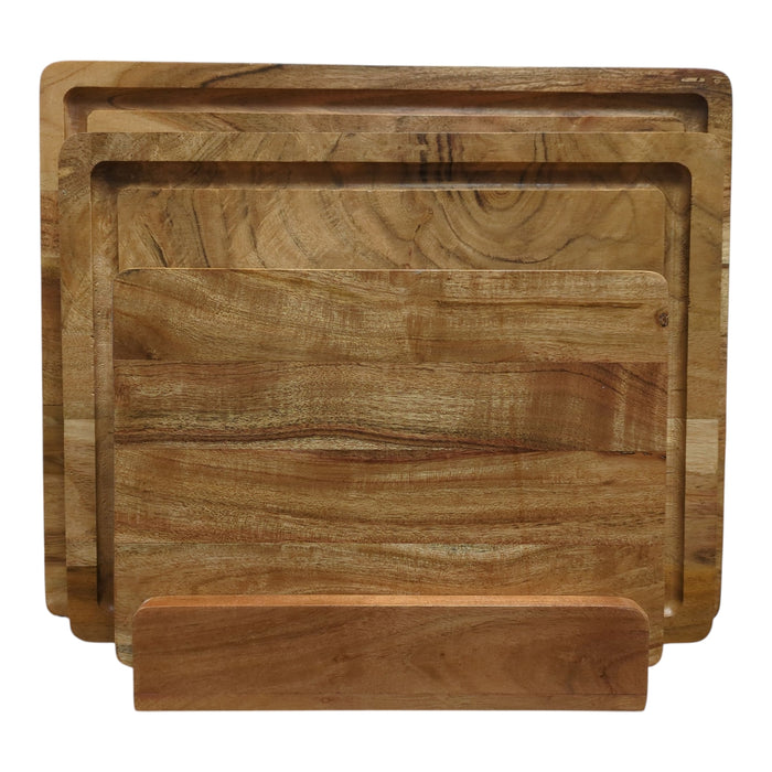 Member's Mark 4-Piece Acacia Wood Cutting Board Set