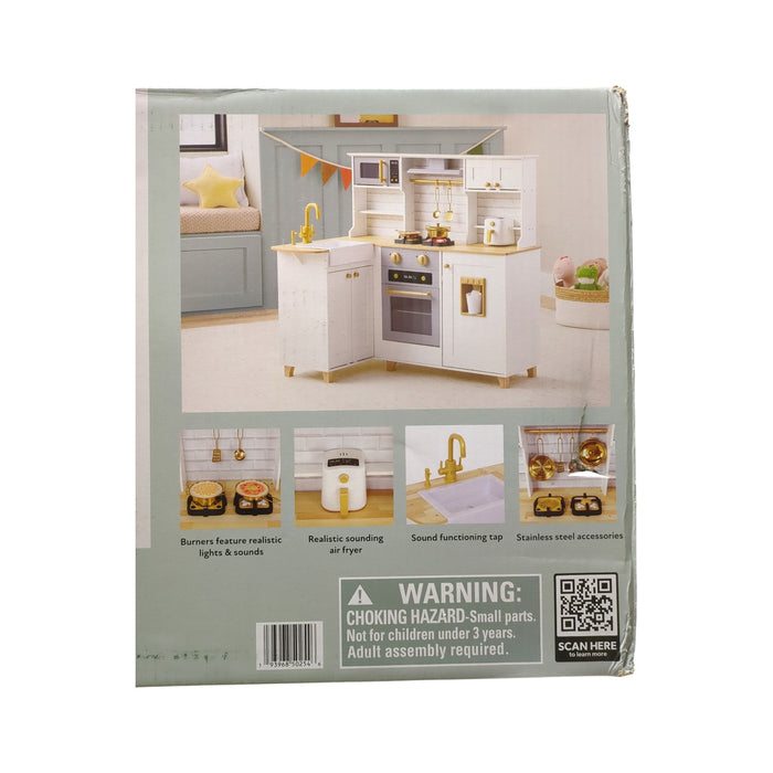 Member's Mark Deluxe Wooden Kitchen Playset, 11 Accessories