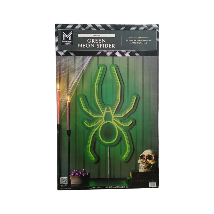 Member's Mark Halloween Neon Spider Wall Decor