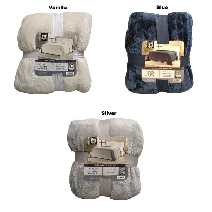 Member's Mark Oversized Cloud Touch Blanket, 106 x 94 in