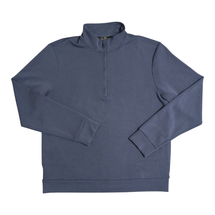 Member's Mark Men's Soft Sandwash Quarter Zip Mock Neck Pullover