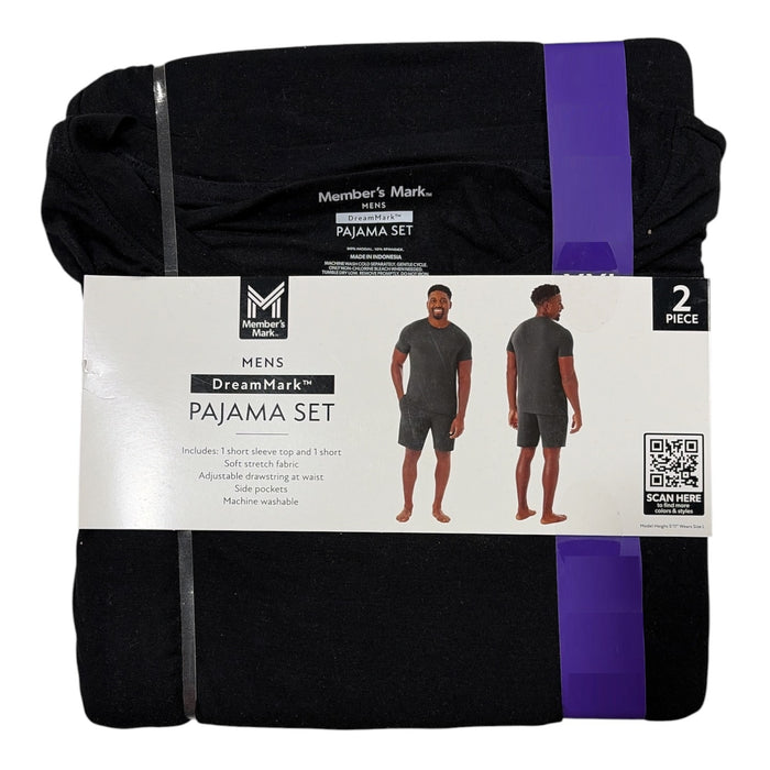 Member's Mark Men's Relaxed Fit 2-Piece Short Sleeve Pajama Set