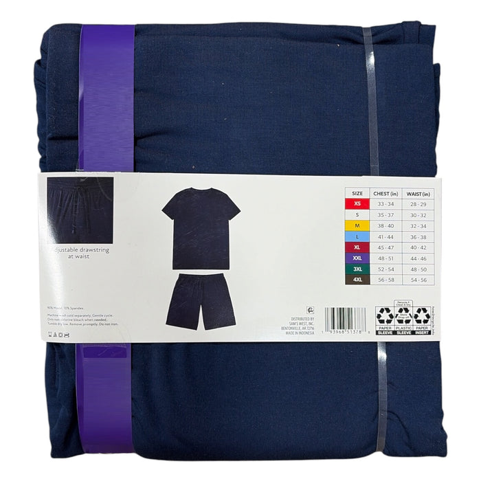 Member's Mark Men's Relaxed Fit 2-Piece Short Sleeve Pajama Set