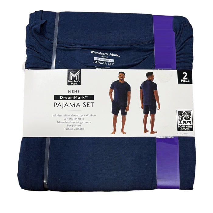 Member's Mark Men's Relaxed Fit 2-Piece Short Sleeve Pajama Set