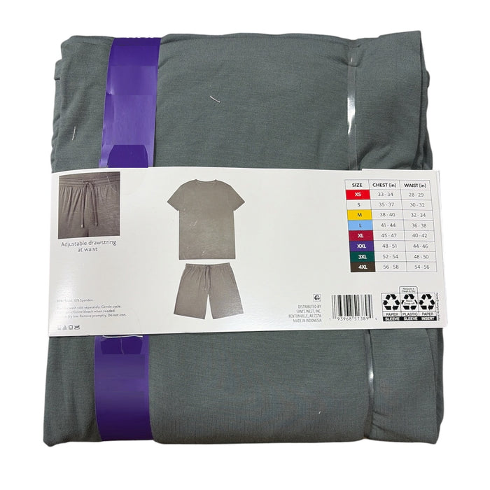 Member's Mark Men's Relaxed Fit 2-Piece Short Sleeve Pajama Set