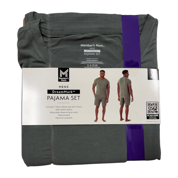 Member's Mark Men's Relaxed Fit 2-Piece Short Sleeve Pajama Set