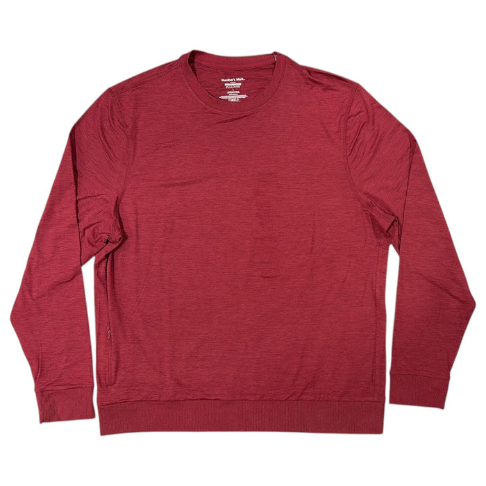 Member's Mark Men's Favorite Soft Long Sleeve Crew Neck Pullover