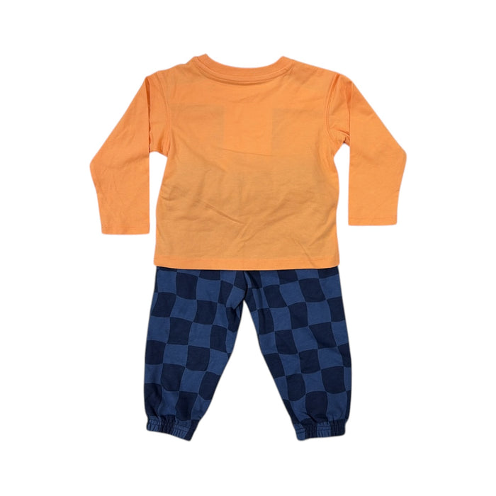 Member's Mark Boy's 2 Piece Easy Pull On Long Sleeve & Pant Playwear Set
