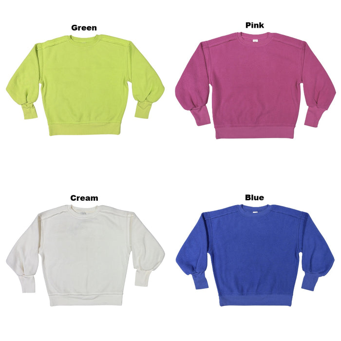 Member's Mark Women's Cozy Midweight Oversized Crewneck Sweatshirt