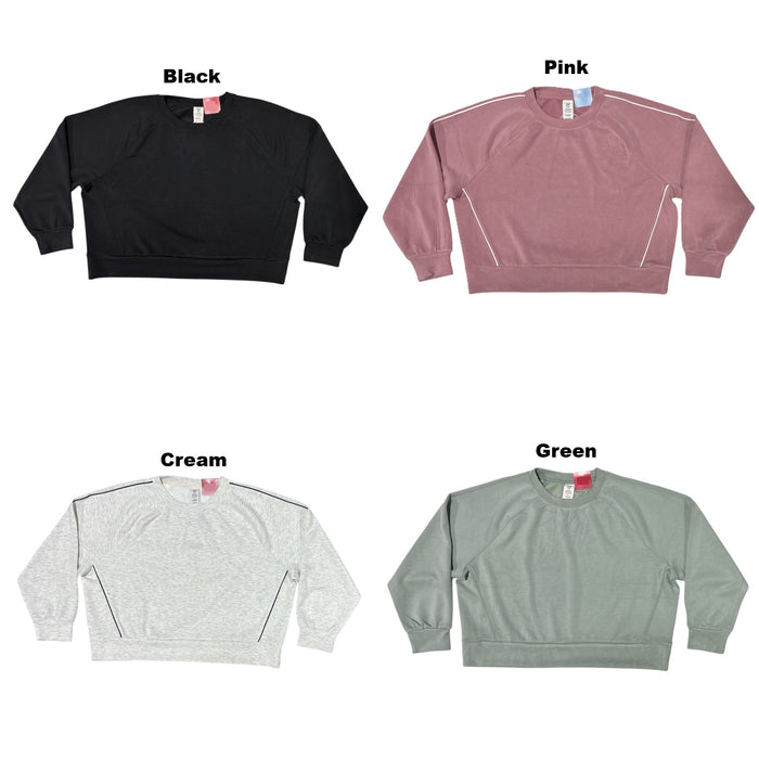 Member's Mark Womens Sandwash Crewneck Regular Fit Pullover