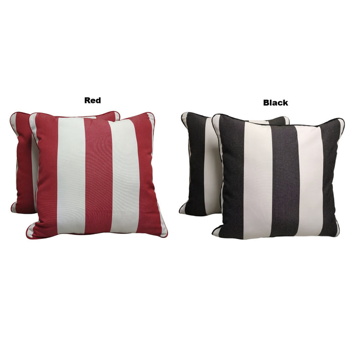 Member's Mark Cabana Outdoor Accent Pillows with Sunbrella Fabric, Set of 2