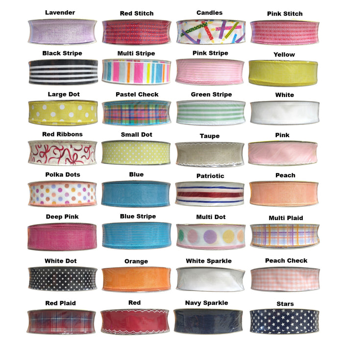Member's Mark Wired Edge Premium Spring Ribbon, 1.5in Wide x 50yds