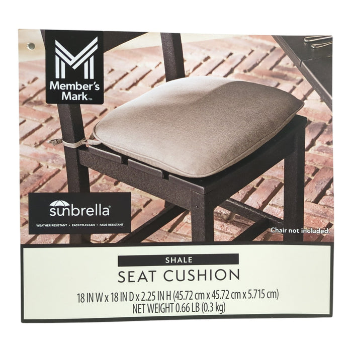 Member's Mark 18" Dining Cushion with Sunbrella Fabric