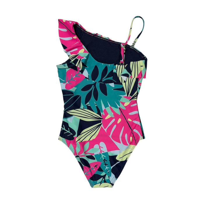 Member's Mark Girls Fully Lined Asymmetric One-Piece Swimsuit