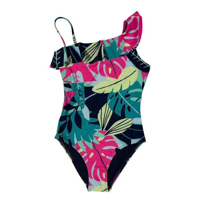 Member's Mark Girls Fully Lined Asymmetric One-Piece Swimsuit